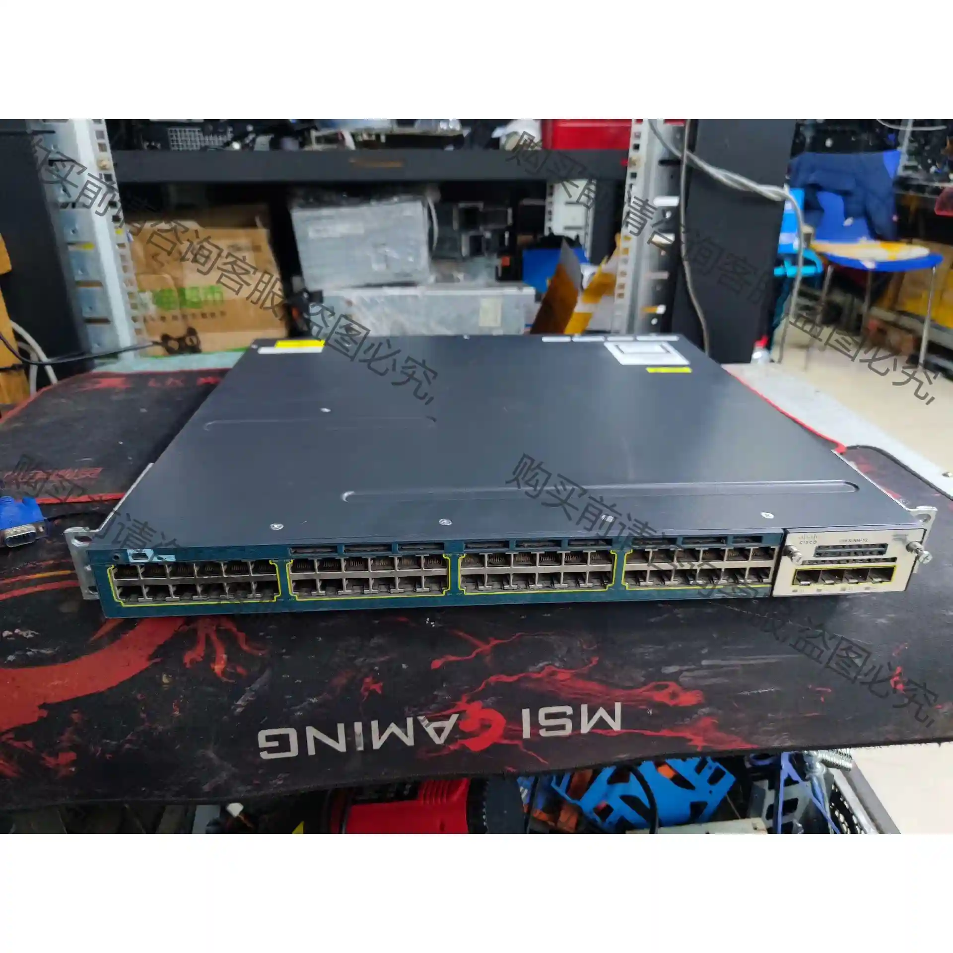 CISCO思科WS-C3560X-48T-S 先议价 拆机货包好