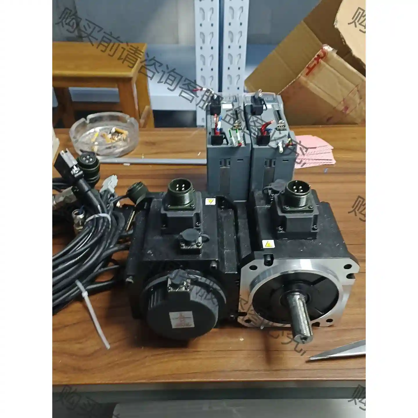超川伺服套装驱动型号CC-D3P100A2A电机型号CCM3 先议价 拆机货包