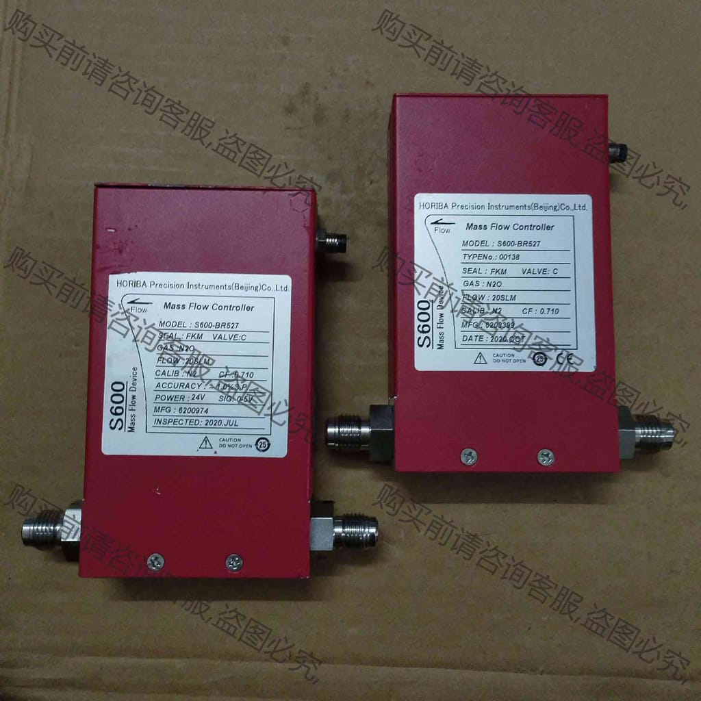 功能正常议价 Horiba流量计S600-BR527，N2O气体，流量:2