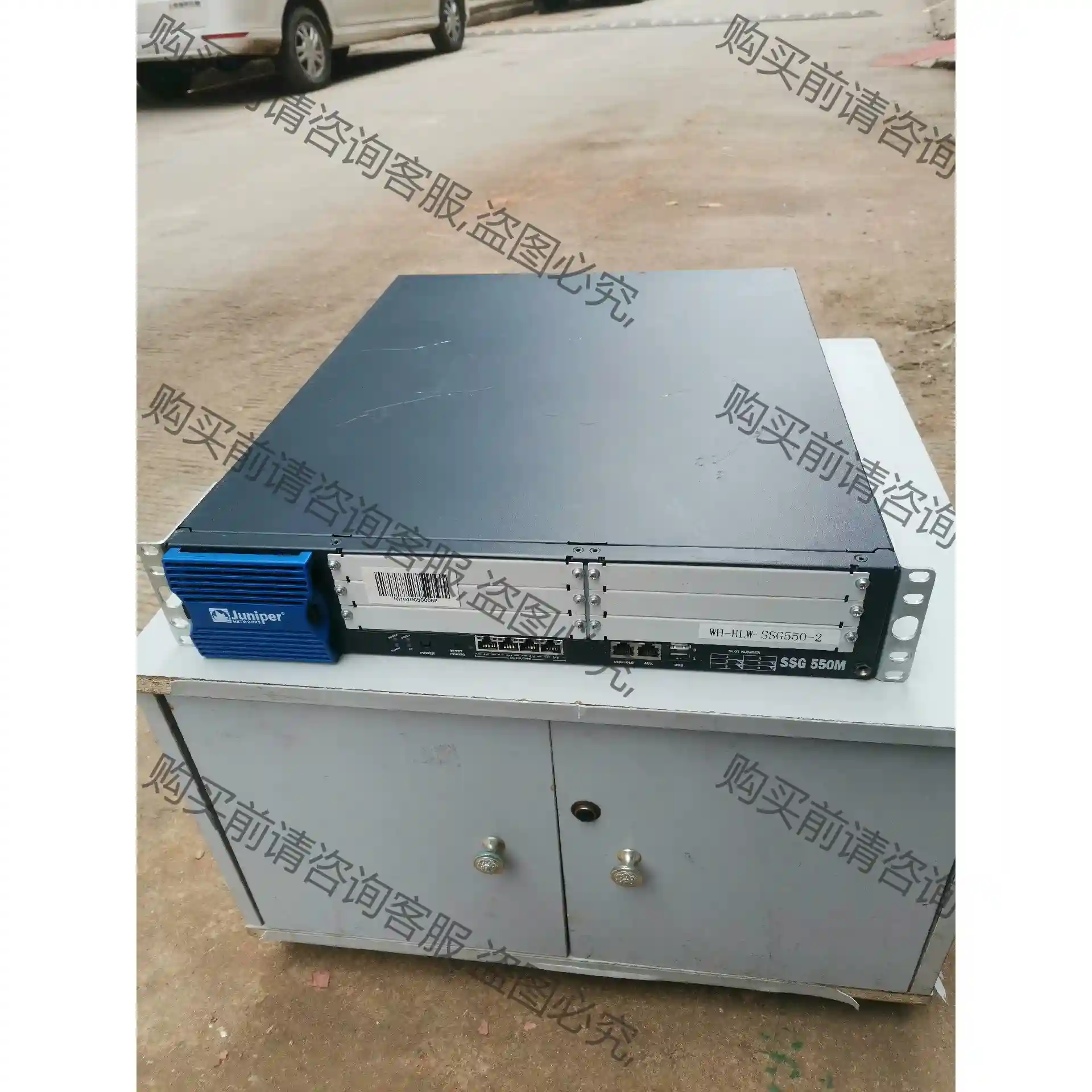 Juniper 瞻博ssg 550m防火墙 实物图，功能正常 先议价 拆机货包
