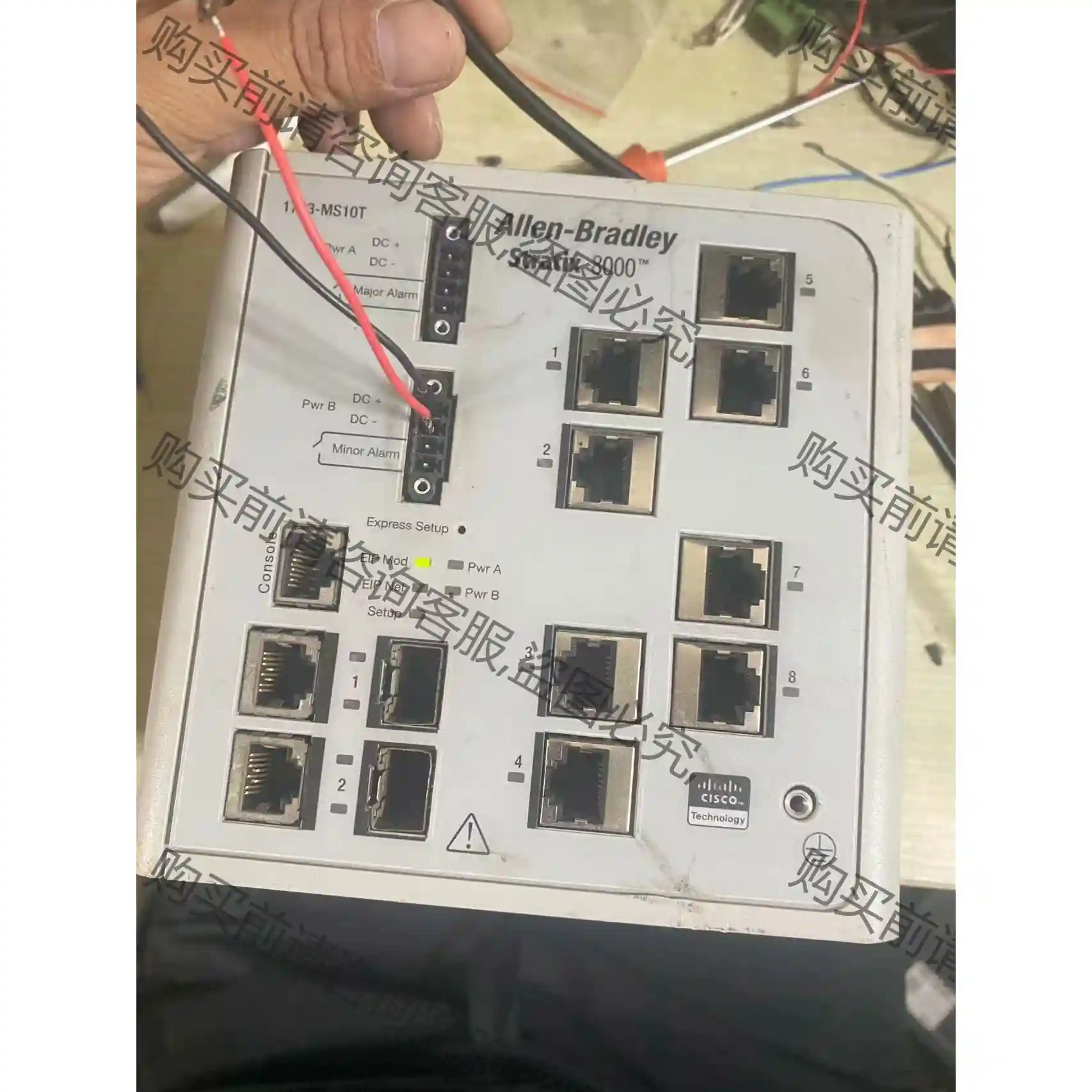 AB罗克韦er交换机1783-MS10T ，实物图，功能测试完 先议价 拆机