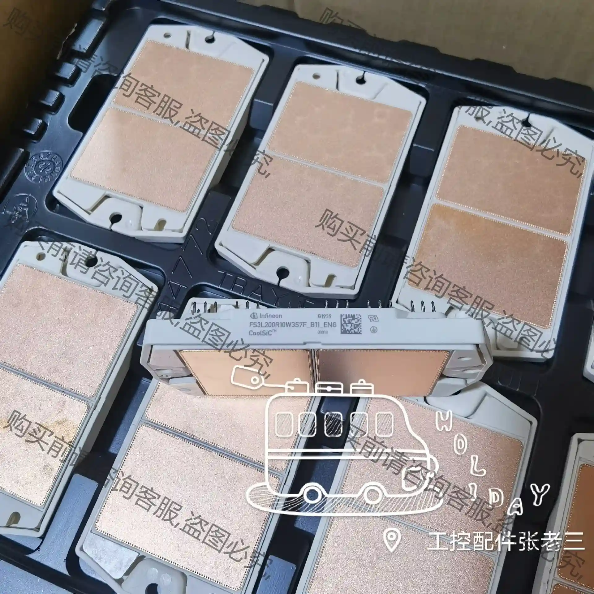 FS3L200R10W3S7F-B11 英飞凌模块 需要联系 先议价 拆机货包好
