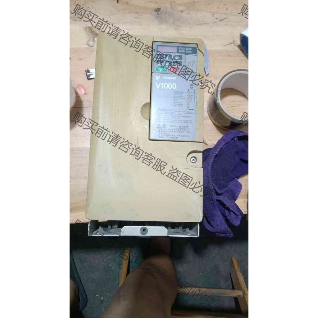 功能正常议价 二手拆机安川V1000变频器，CIMR-VB4A0018FB