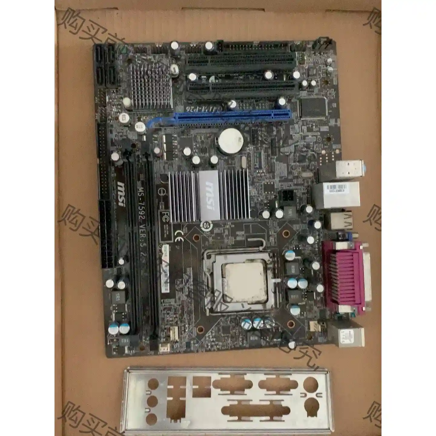 MS-7592 VER:5.2主板G41M-P26G41M- 先议价 拆机货包好