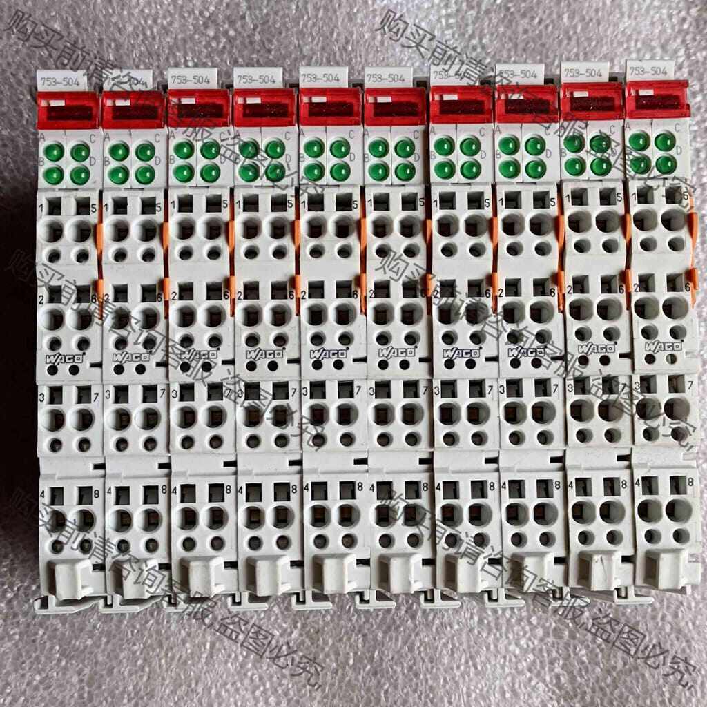 功能正常议价 万可PLC模块 753-504 原装拆机，成色漂亮 ,功能包