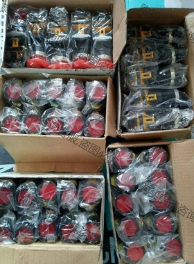 全新的控制按钮5盒50个LA39-11 红色 LA38/20 先议价 拆机货包好