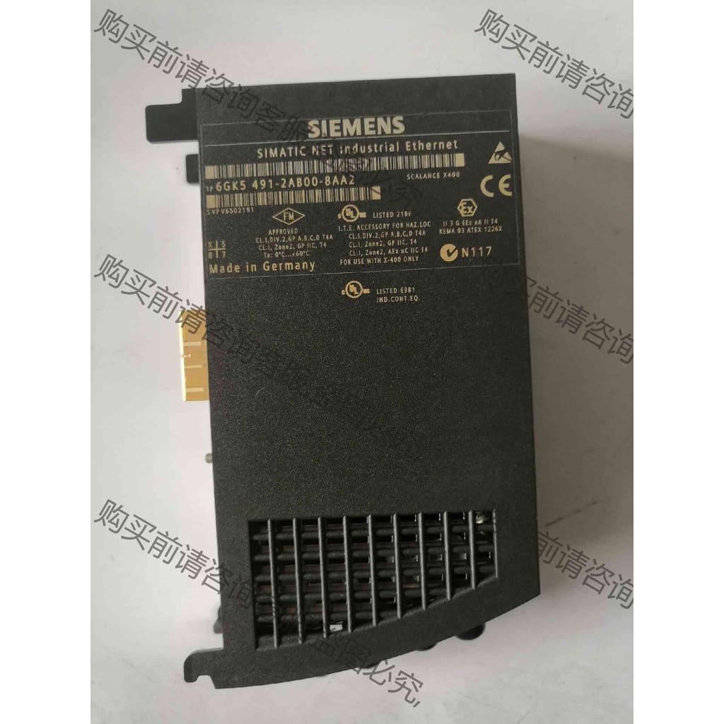 功能正常议价 西门zi6GK5 491-2AB00-8AA2转换机模块二手全