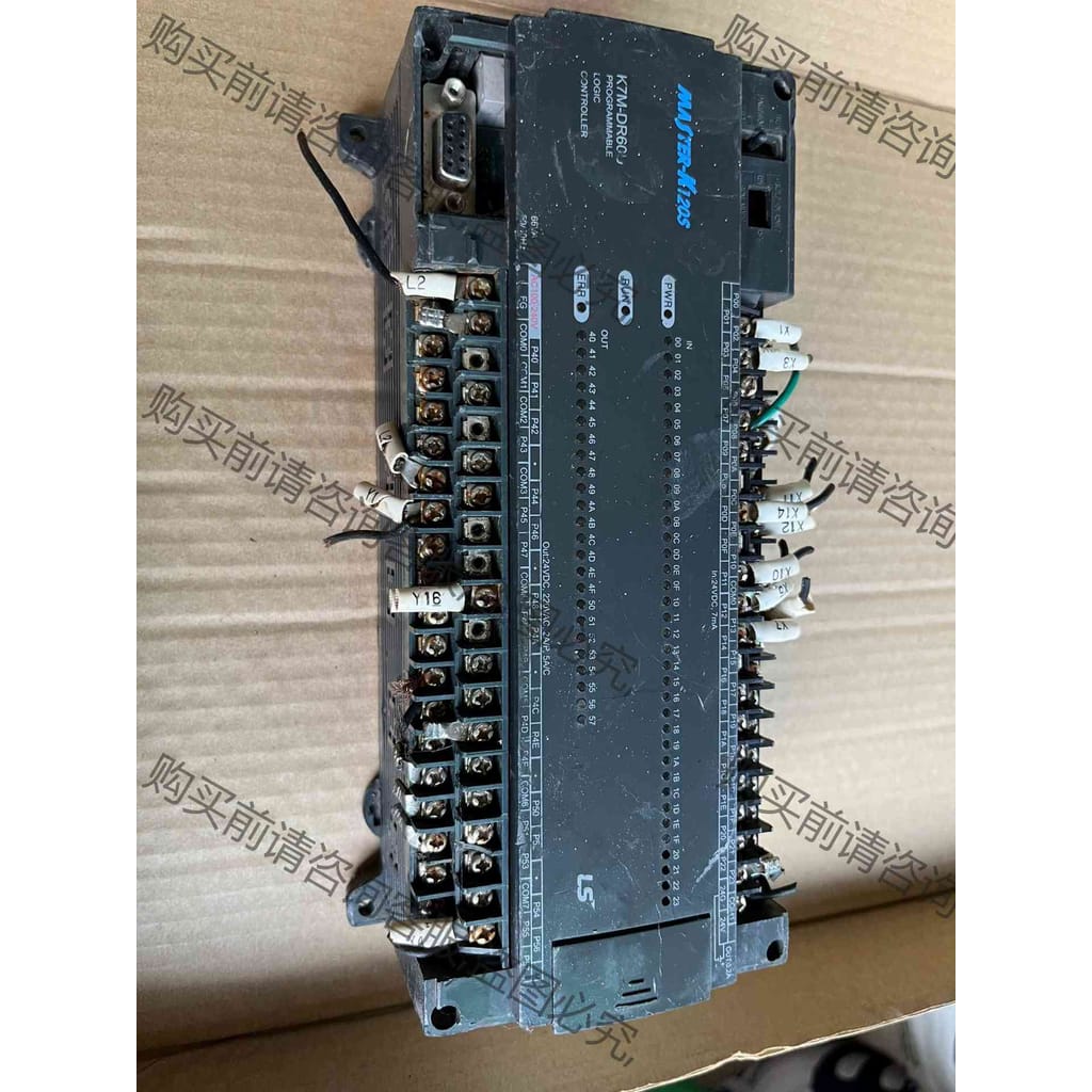 功能正常议价 韩国LG-K7M-DR60D-控制器，实物图成色一般，二手拆