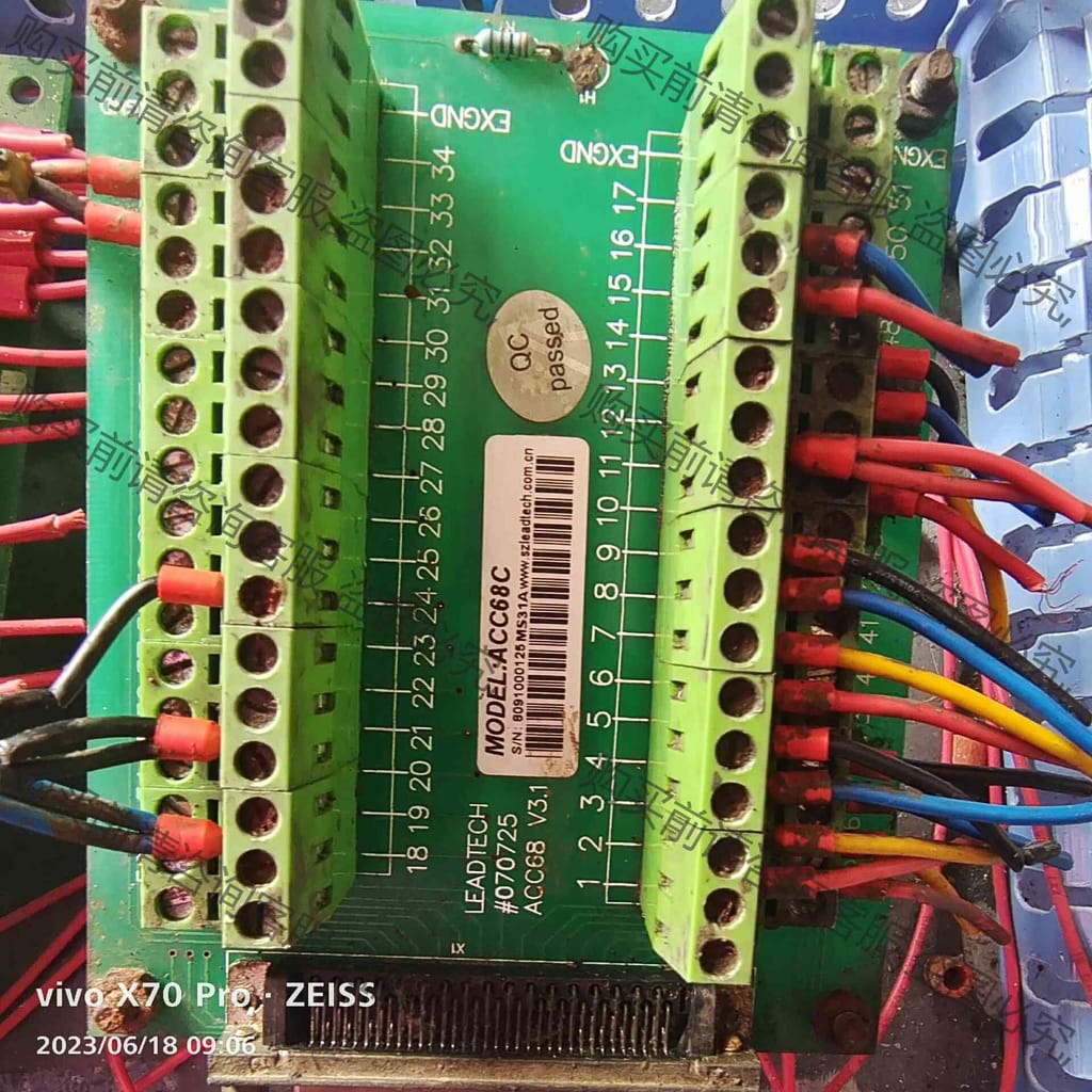 功能正常议价 Leadtech 雷赛 ACC68C 运动控制卡端子板 原装