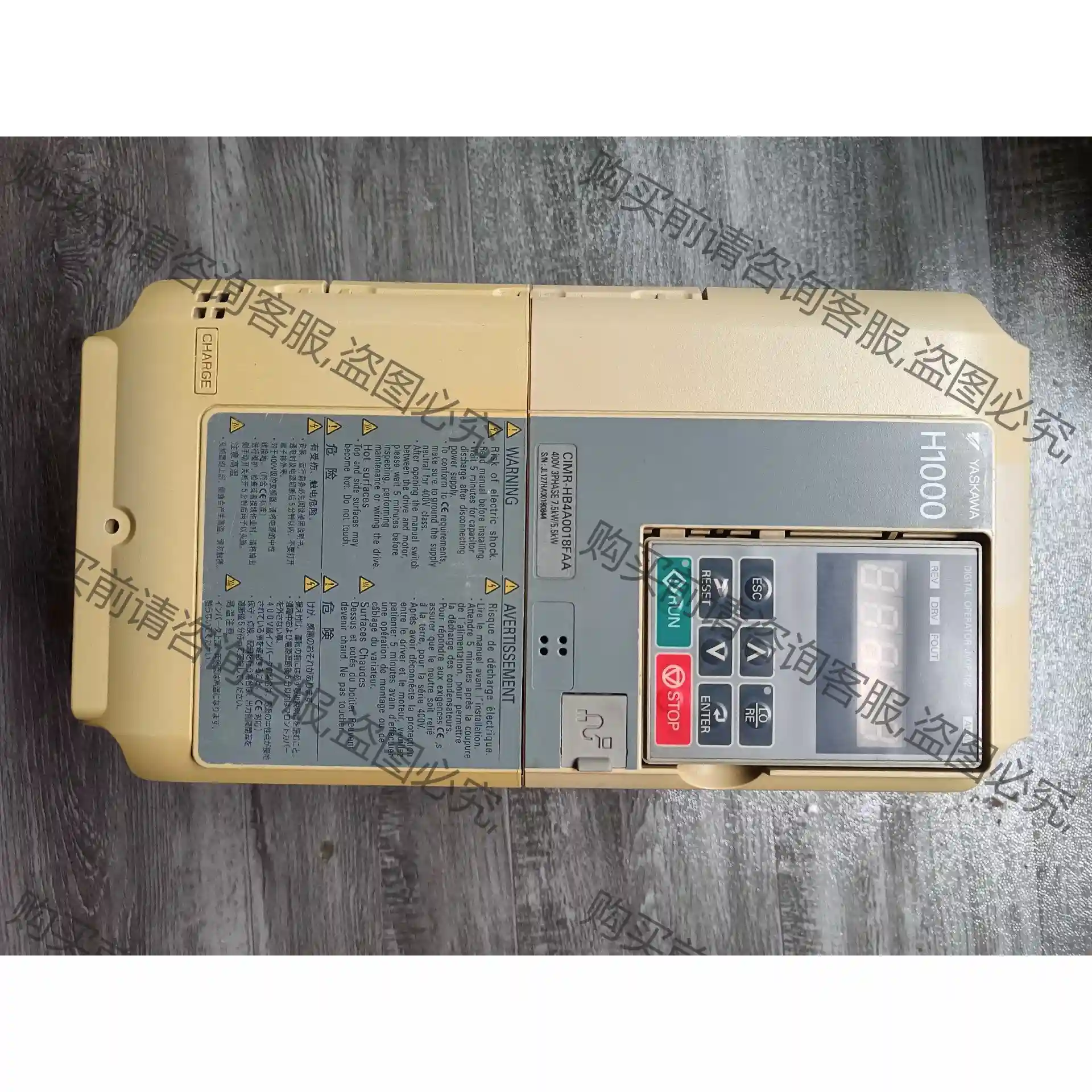 CIMR-HB4A0018FAA，功能完好实物拍摄，无拆无修 先议价 拆机货包