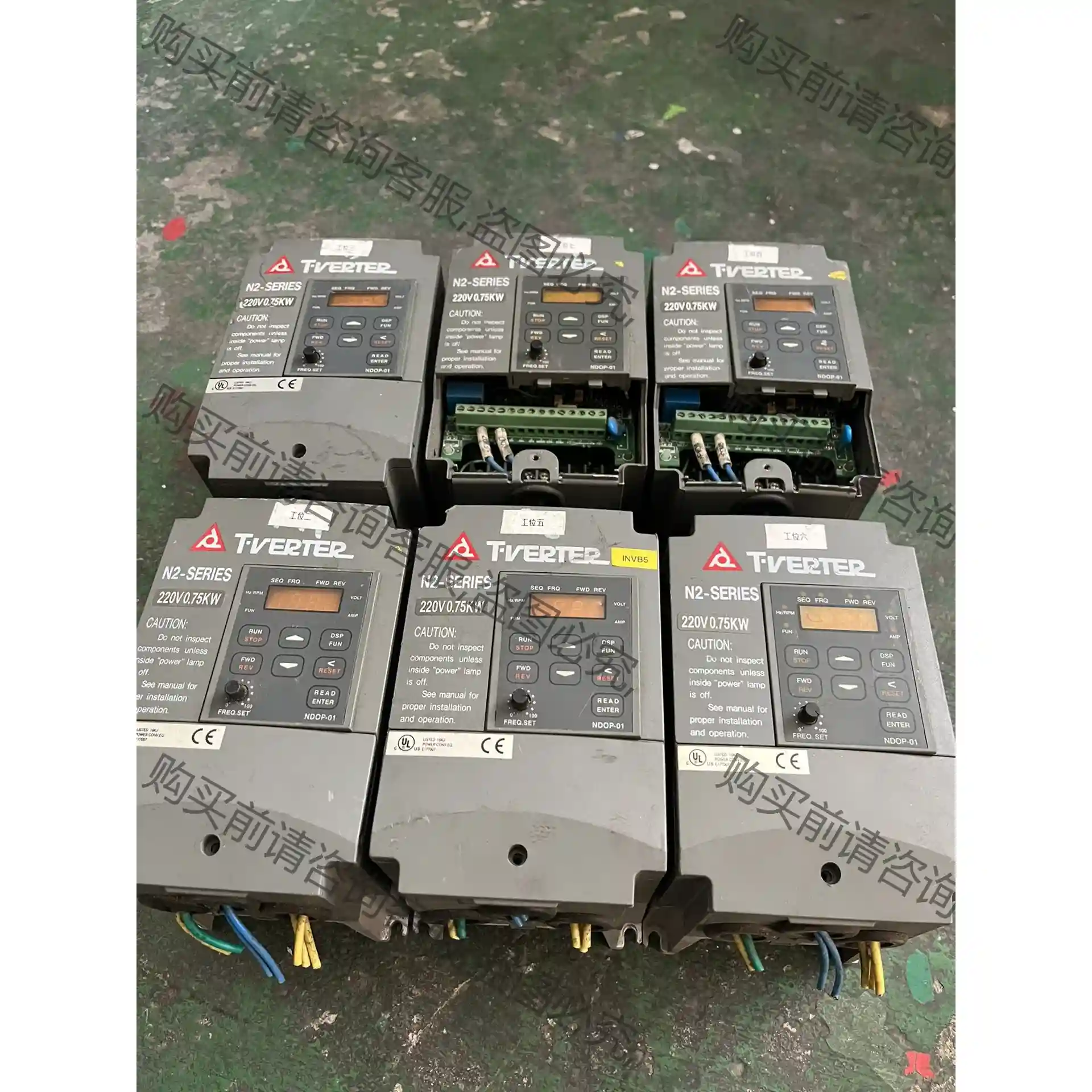 台安N2 220V 0.75KW变频器N2-201-H功能包 先议价 拆机货包好