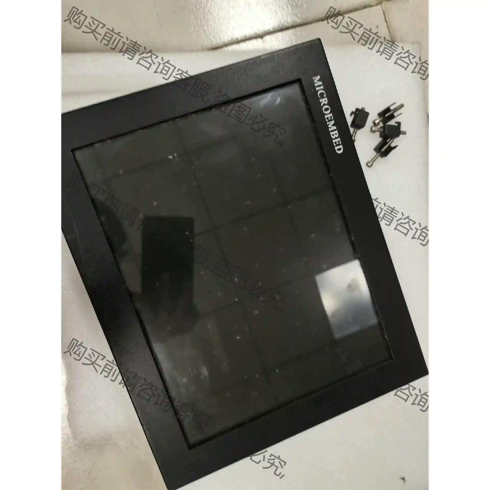 工控电阻电容触摸显示器GLD-2121SG-G 12寸嵌入工 先议价 拆机货