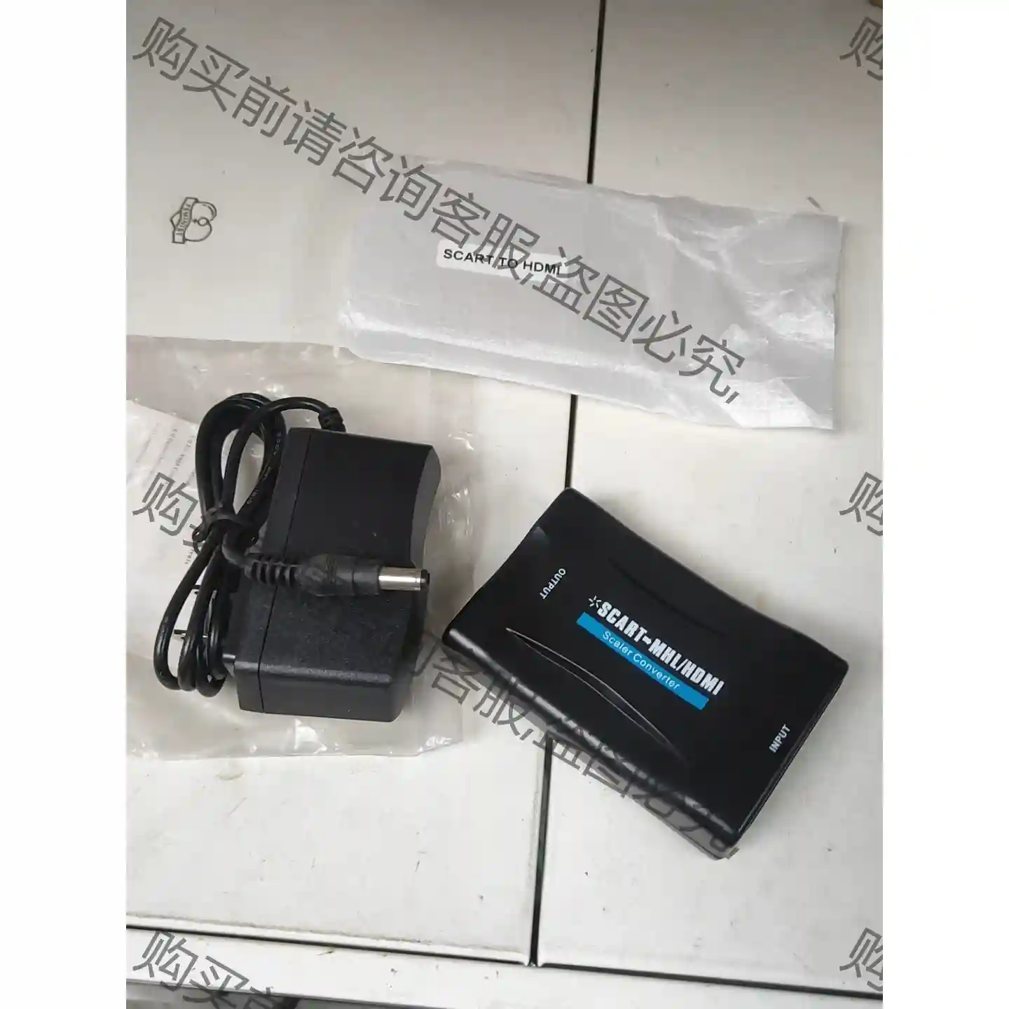 Scart转HDMI音频视频转换器 Scart to HDM 先议价 拆机货包好
