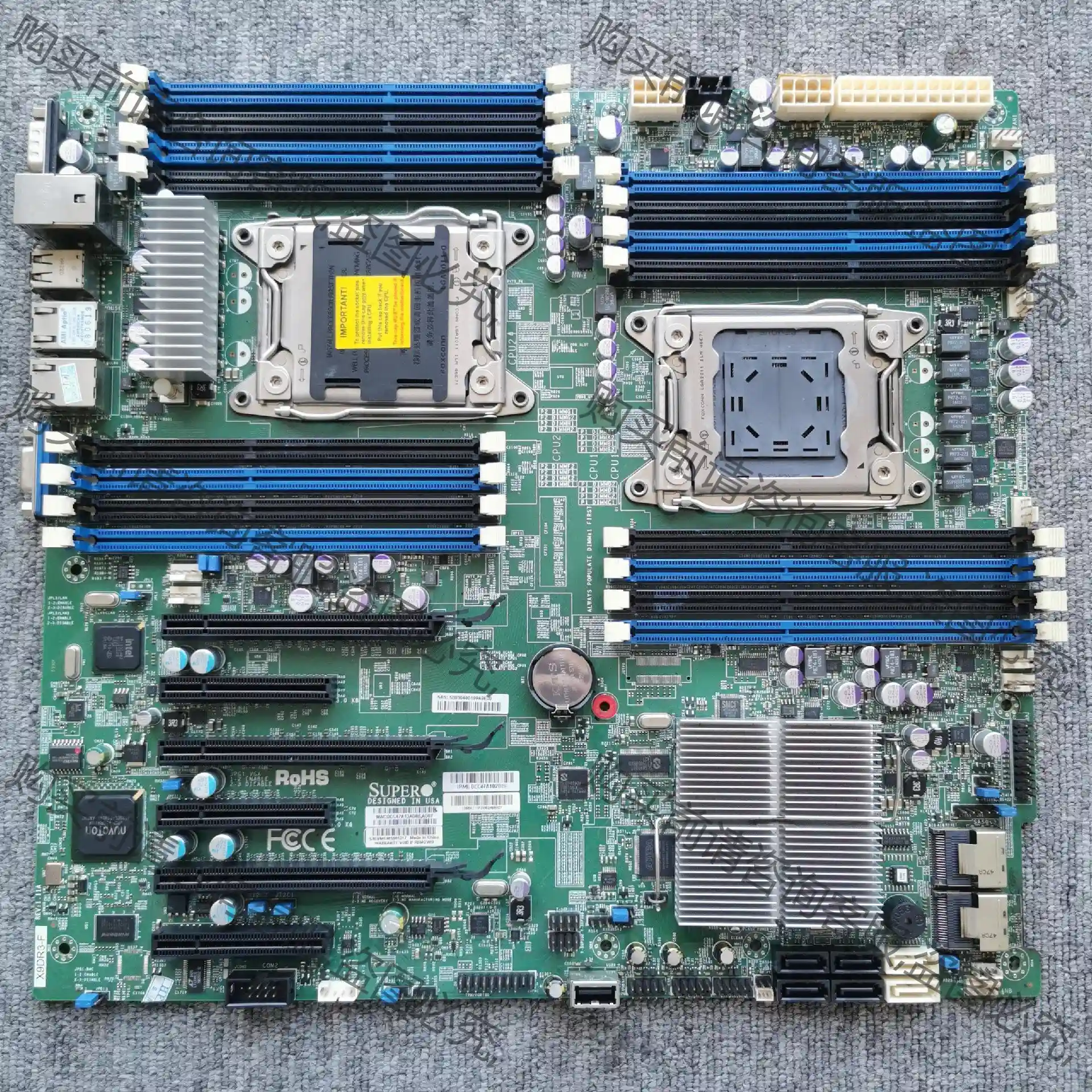 原装超微X9DR3-F双路X79 2011 C602服务器主 先议价 拆机货包好