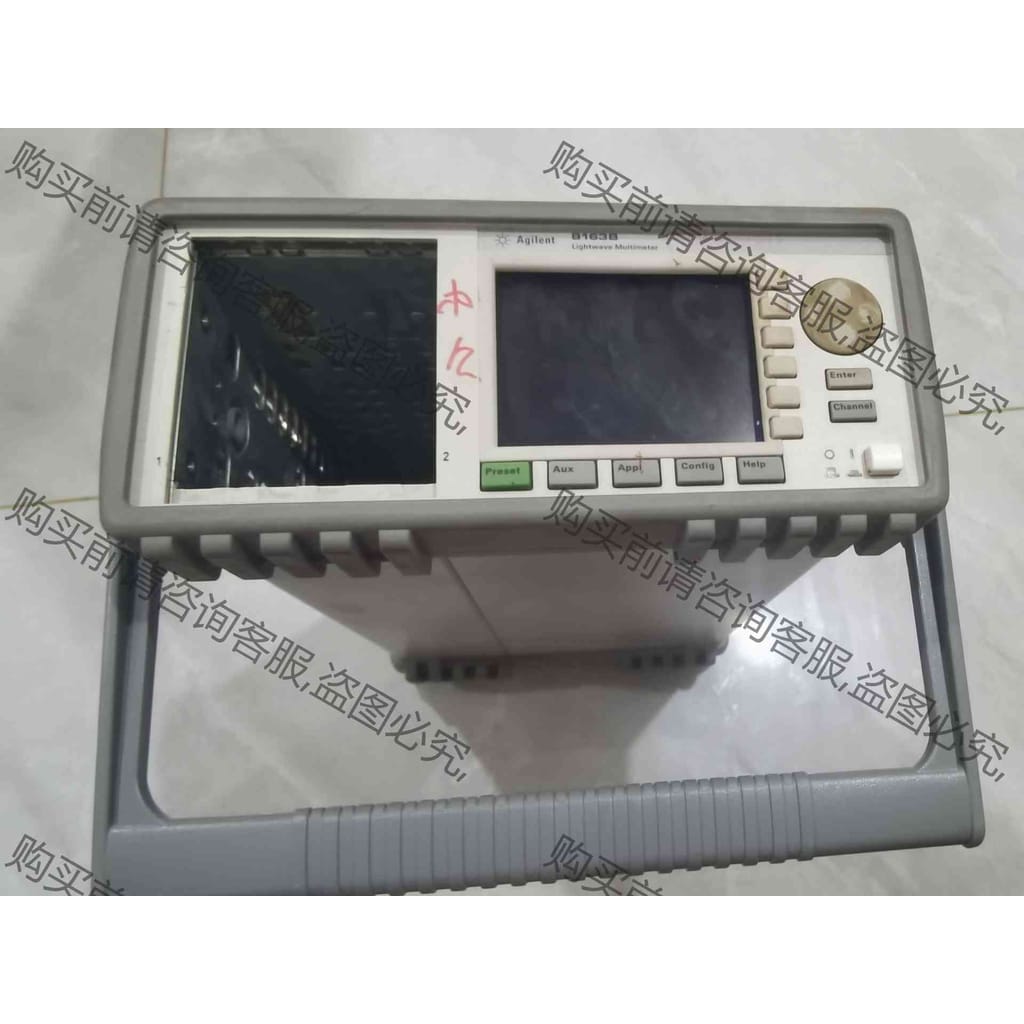功能正常议价 安捷伦8163B光功率计 可加模块81636B。成色如图，