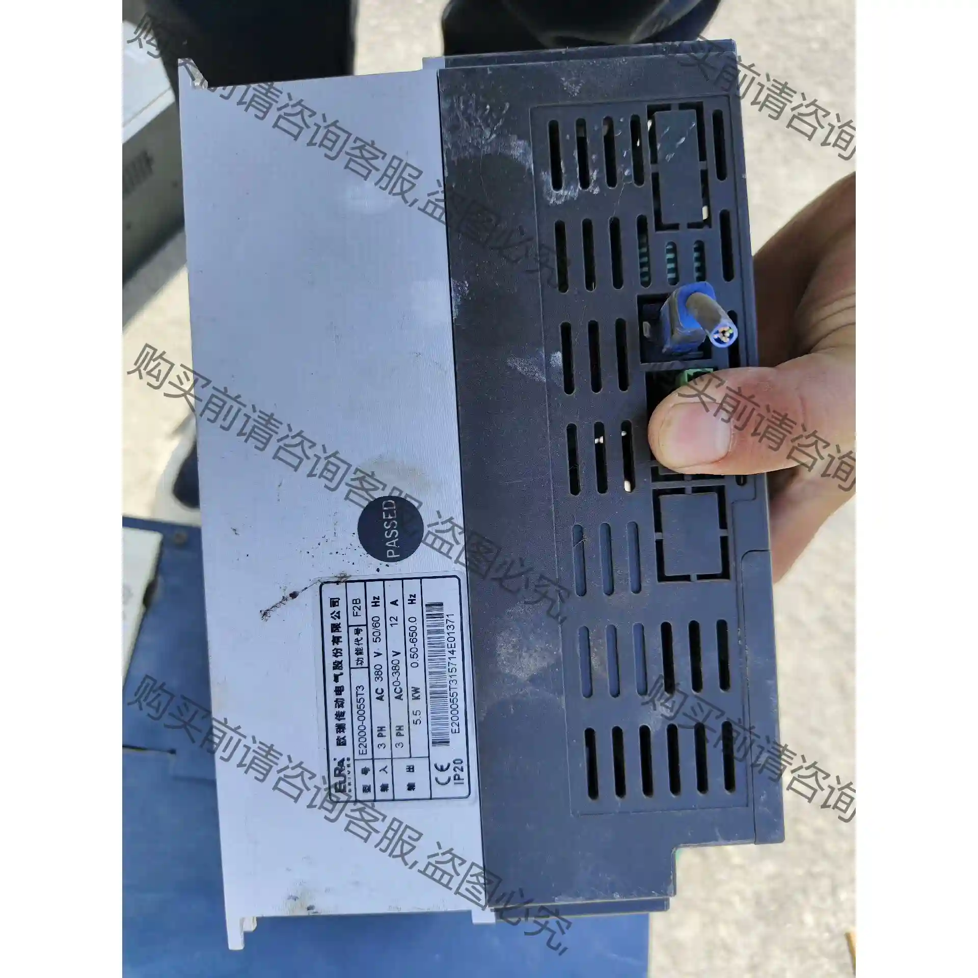 欧瑞传动变频器E2000-0055T3一台包好的 先议价 拆机货包好