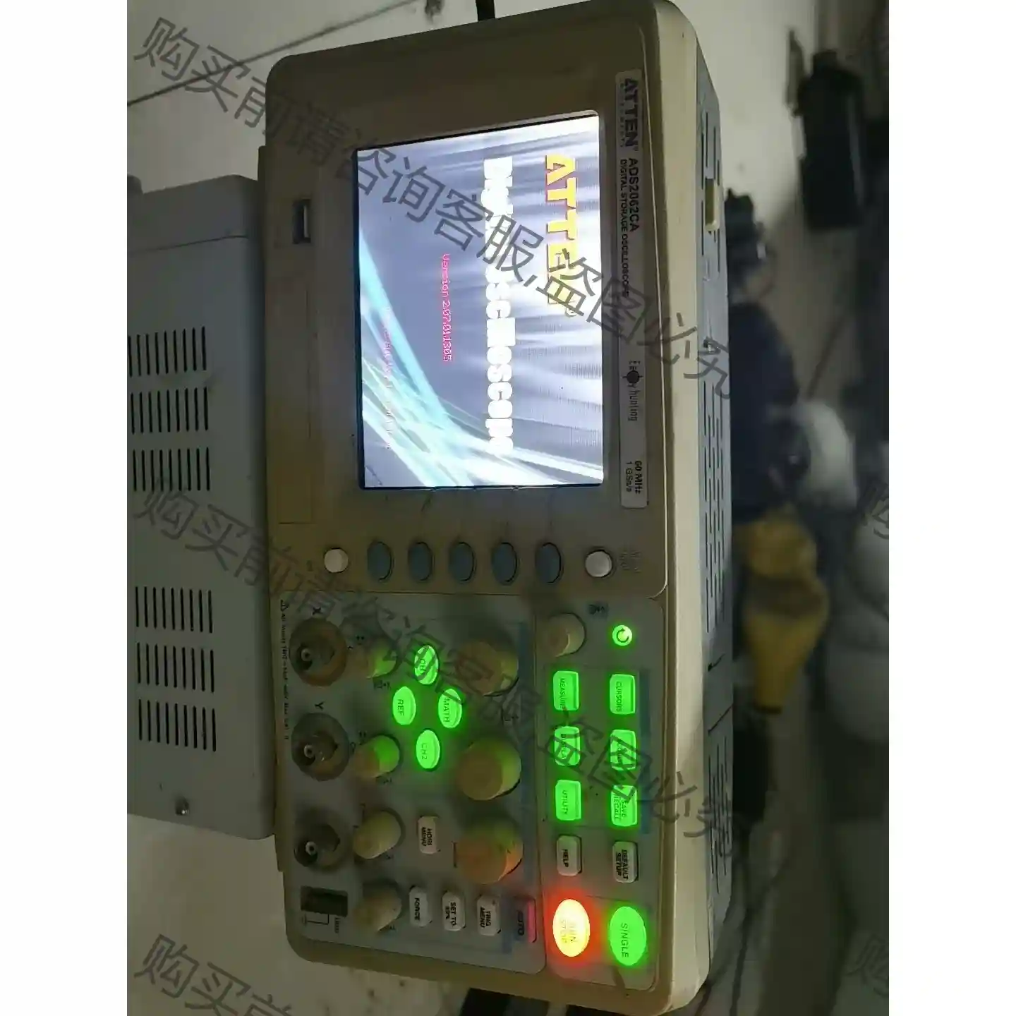 ATTEN安泰信ADS2062CA示波器60MHz，1GSa 先议价 拆机货包好
