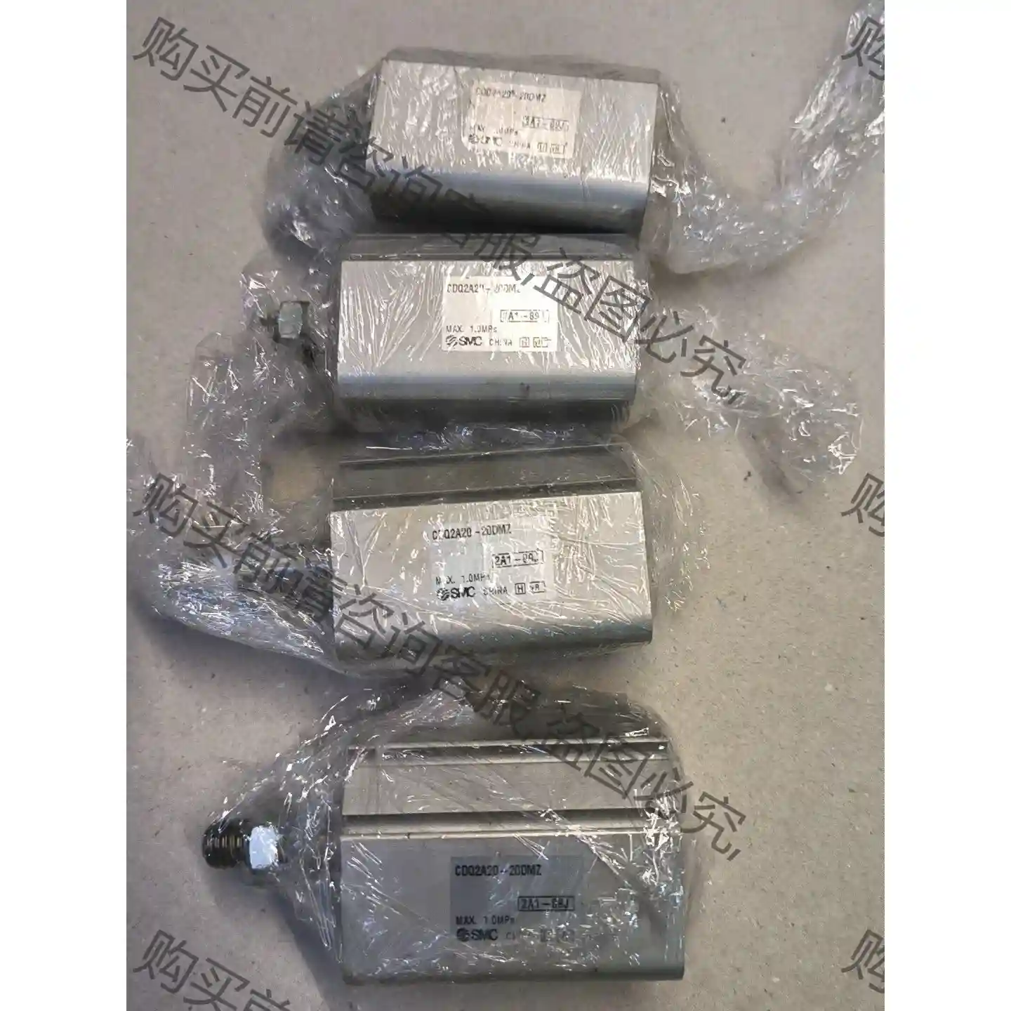 smc气缸,cdq2a20-20dmz,口罩机拆下四个,包好 先议价 拆机货包
