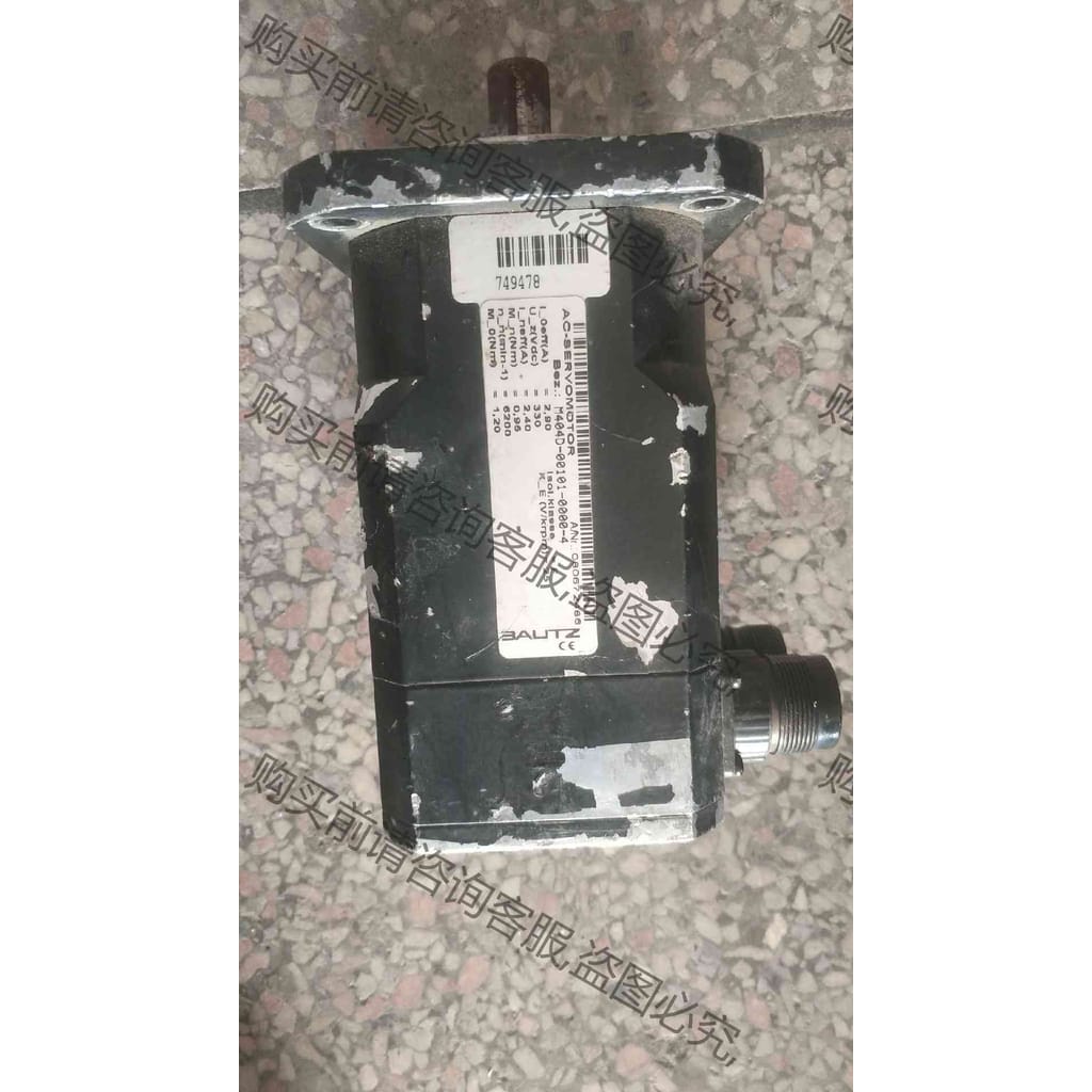 功能正常议价 拆机BAUTZ宝茨伺服电机M404D-00101-0000-