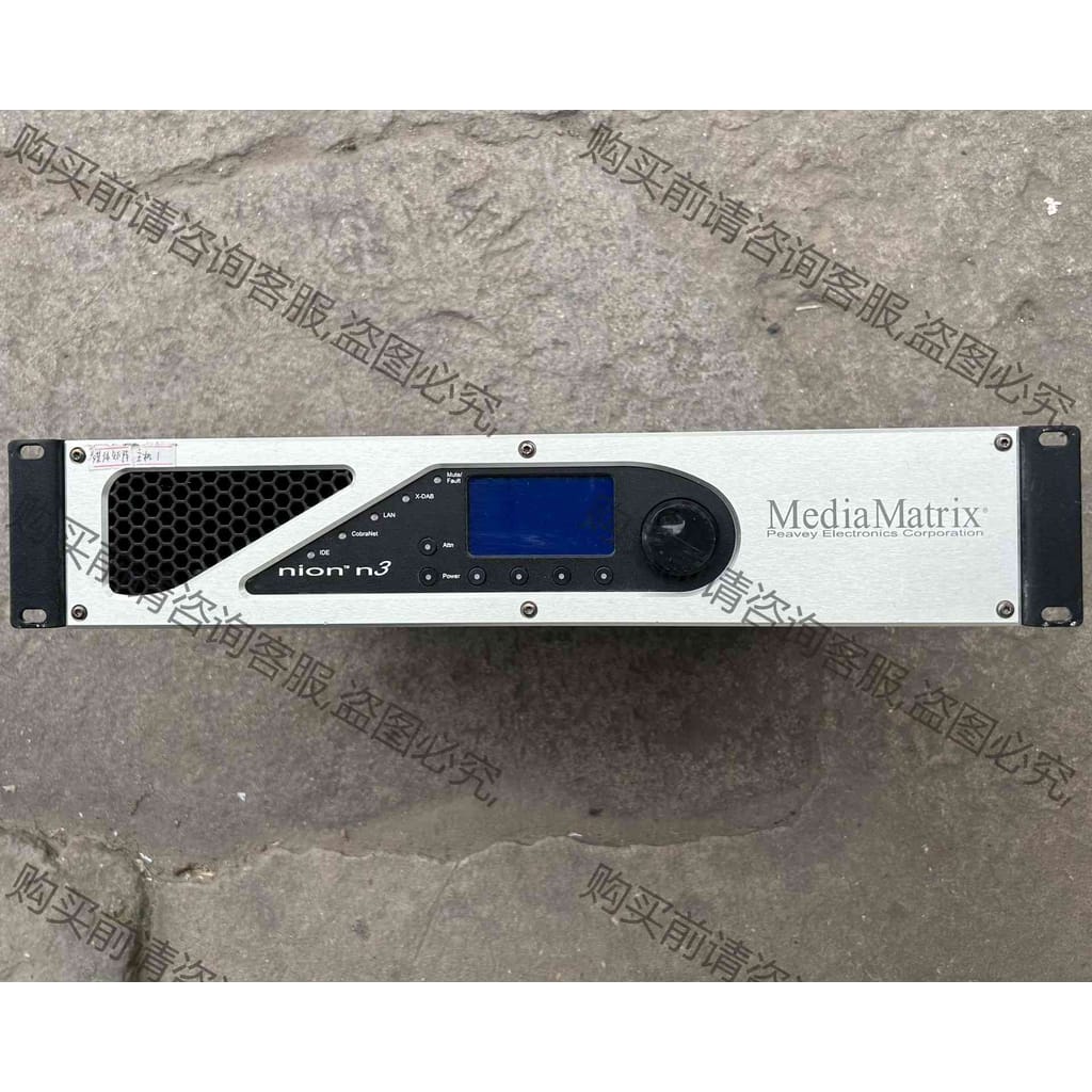 功能正常议价 美国百威美国PEAVEY媒体矩阵主机NION n3，通电正常