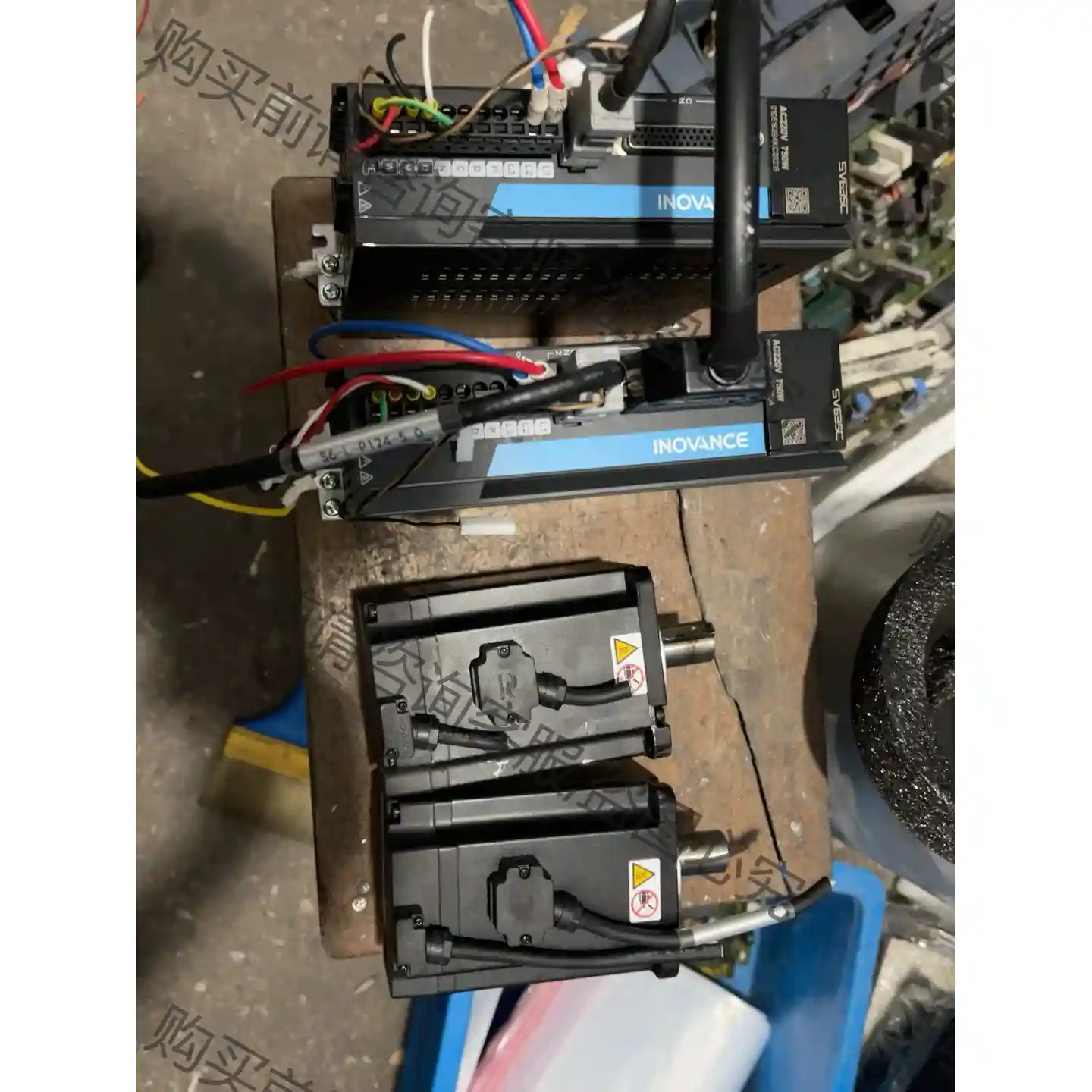 汇川SV635C系列750w伺服 成色bu错 口罩机拆下来的 先议价 拆机货