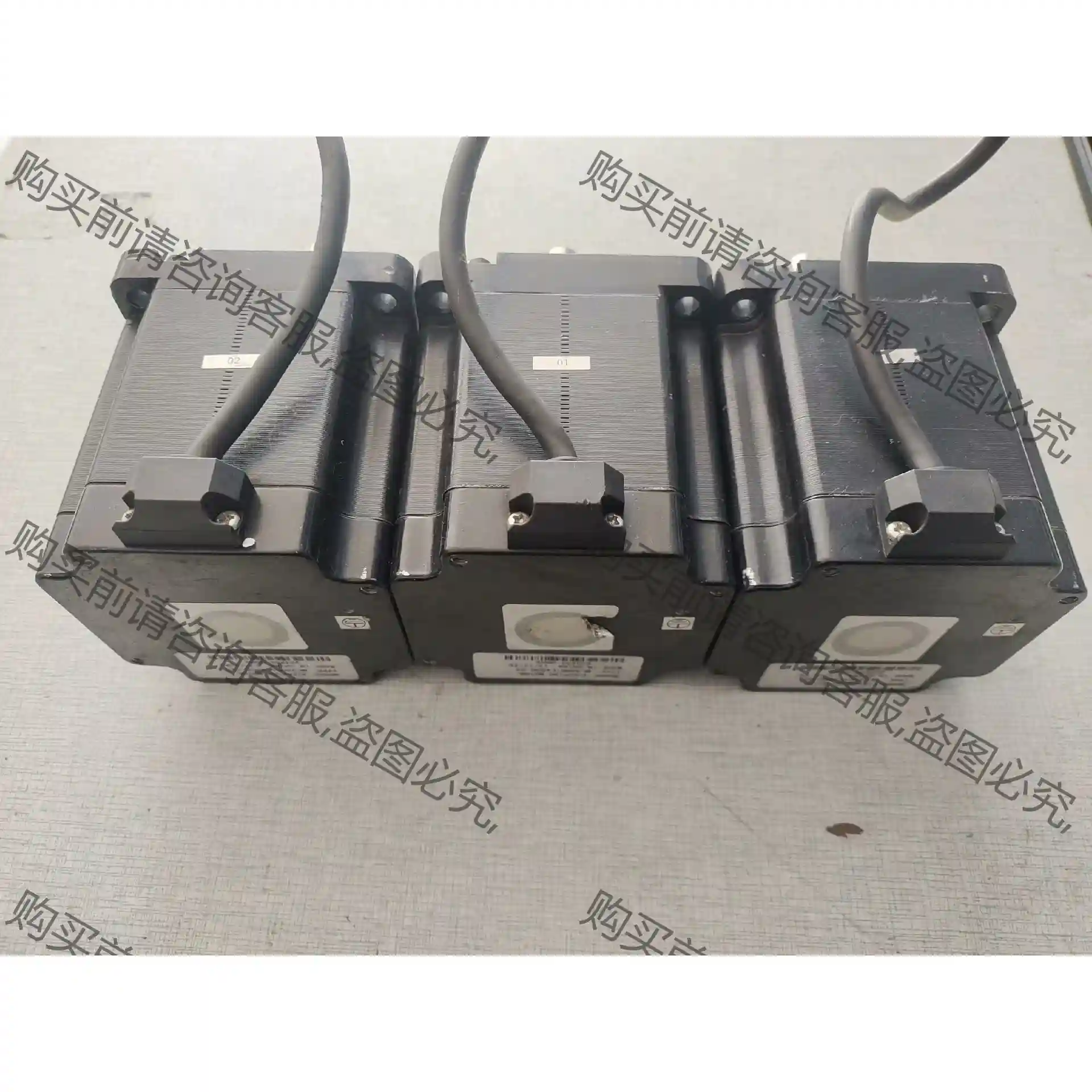 鸣志步进电机，ML34HD1L4500-04，现货三台，原装 先议价 拆机货