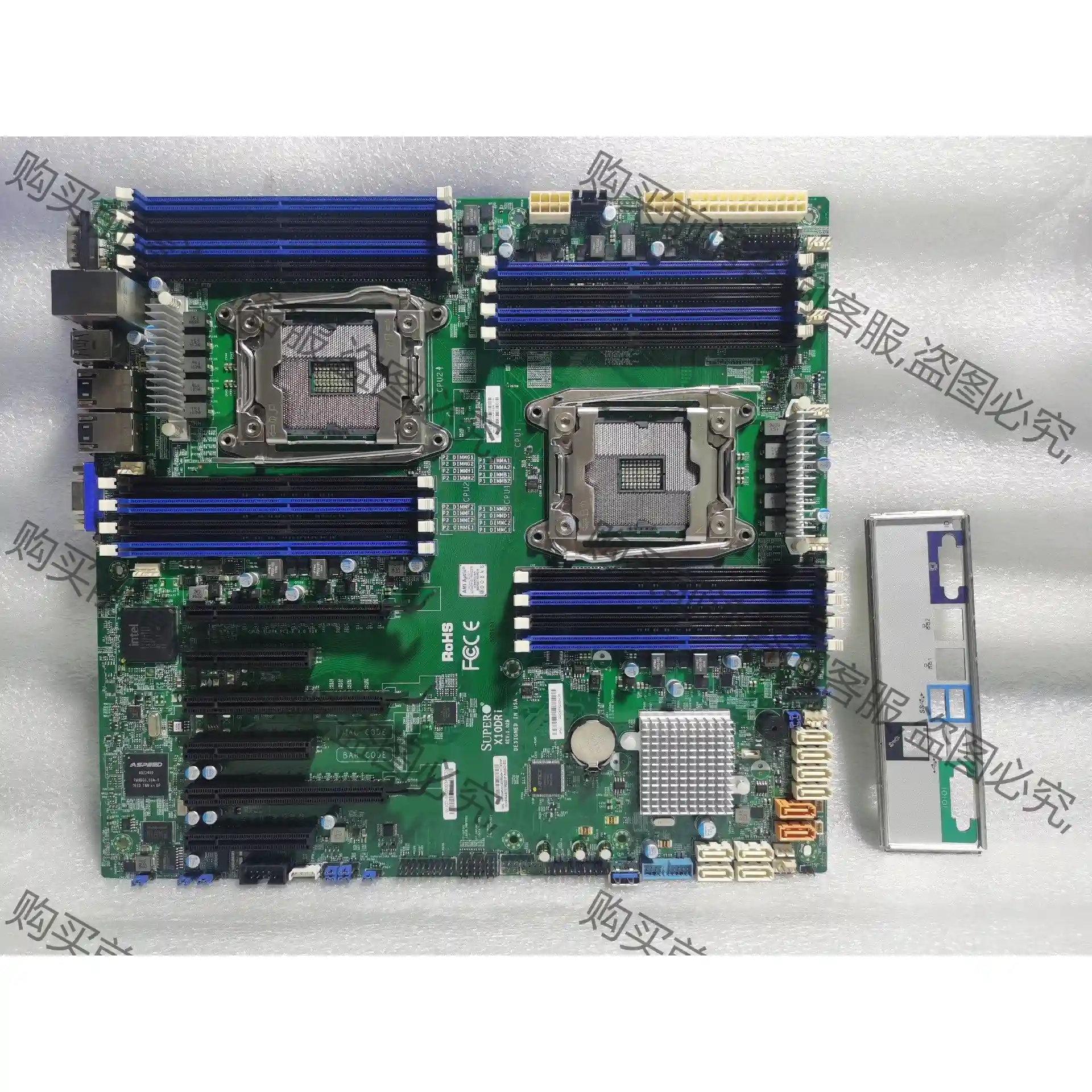 现货实图九九新 超微Super X10DRI C612 X9 先议价 拆机货包好