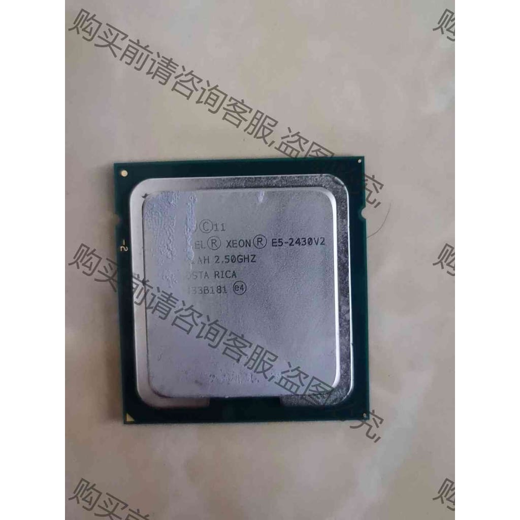 功能正常议价 志强 E5-2430V2 CPU