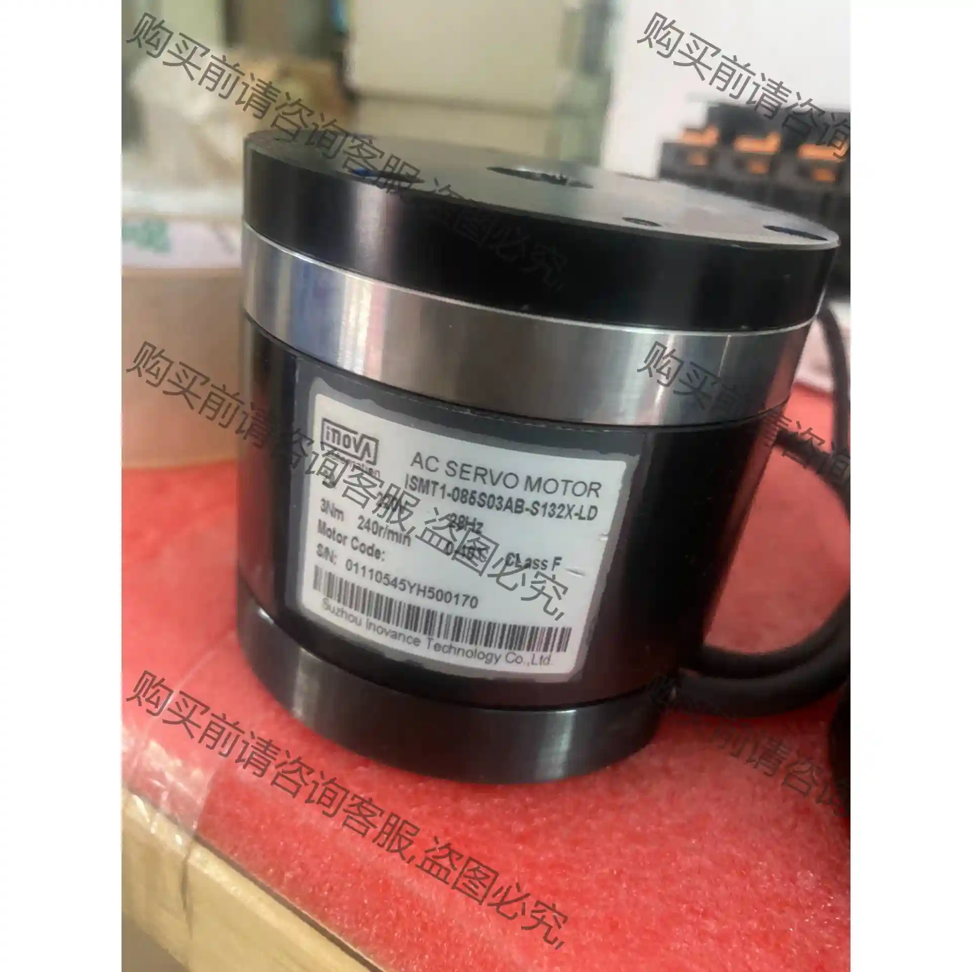 汇川DD伺服电机，ISMT1-085S03AB-S132X- 先议价 拆机货包好