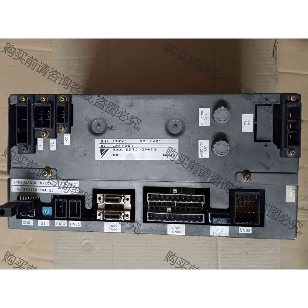 功能正常议价 安川机器人电源单元 JZRCR-NTU02D-1，成色如图，