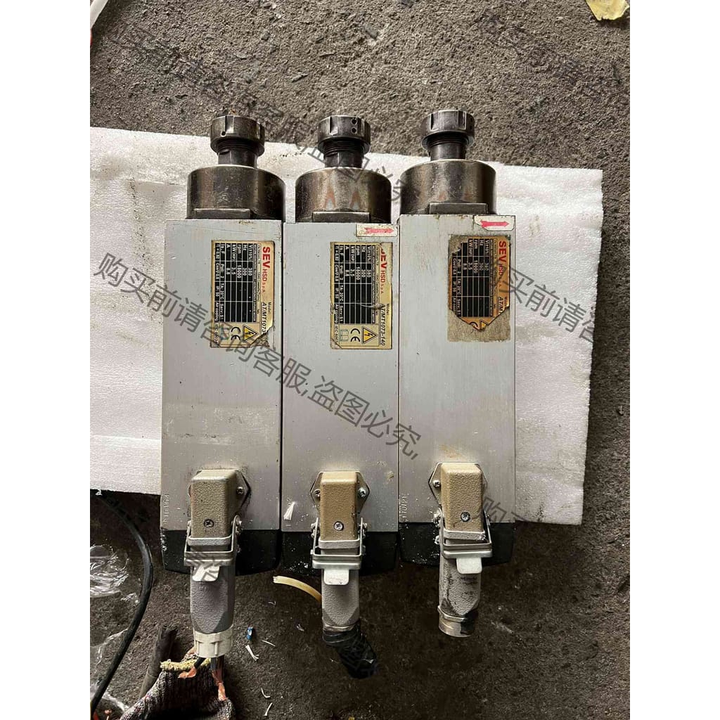 功能正常议价 HSD高速主轴电机、功率3.5k?w、电压380V、二手拆机
