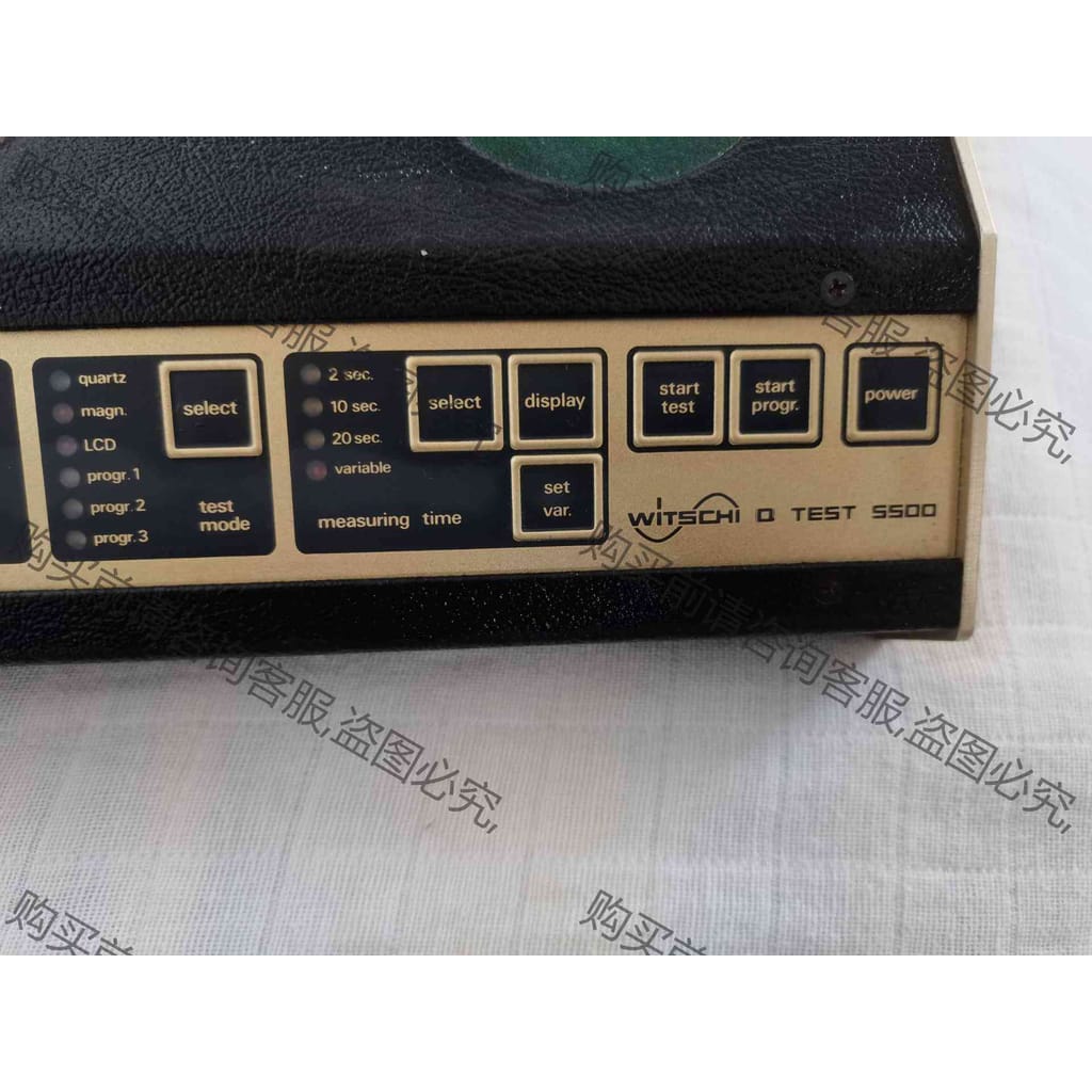 功能正常议价 瑞士产WITSCHI Q TEST 5500 石英 机械表测