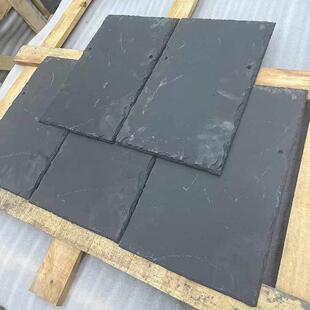 天然黑色石板瓦灰色青石板瓦片屋顶石板瓦别墅屋面板岩页岩瓦片