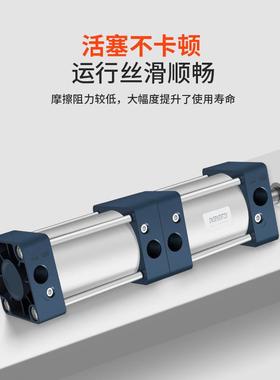 SC双倍力增压/双行程多位置气缸SCT40/50/63/80/100/125X25X50X75