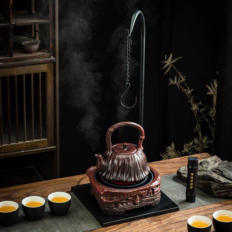 围炉煮茶家用遥控电陶炉煮水煮茶炉小型室内复古居家简约煮茶套装,厨房/烹饪用具,冰箱除冰铲,淘宝优惠券,粉丝福利购,淘宝优惠卷