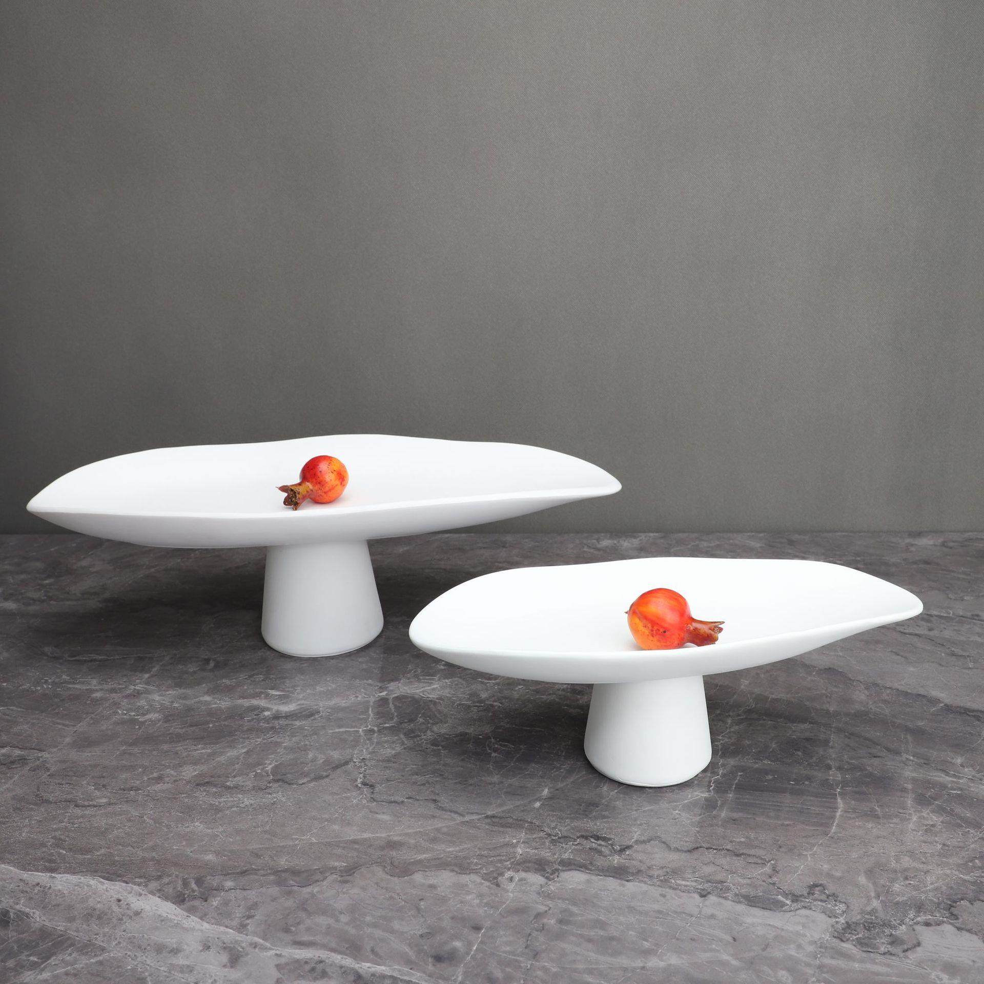 现代简约树脂高脚果盘样板房办公室客厅餐厅书房玄关桌面装饰摆件,家居饰品,装饰摆件,淘宝优惠券,粉丝福利购,淘宝优惠卷