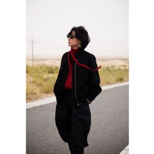 气质设计感洋气高级显瘦羊毛外套秋 短款 HERLAND她地 老男人3.0