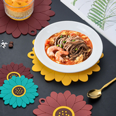 粤昌环保材料无异味隔热垫碗盘家用餐垫盘子餐桌防烫碗垫茶水杯垫