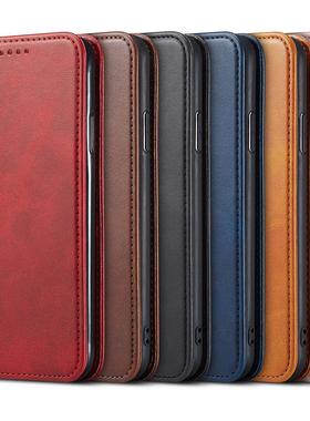 适用于谷歌Pixel9手机保护壳翻盖pixel8a 7pro保护套6A 5xl男女款4a 4xl 3a xl全包防摔插卡磁吸