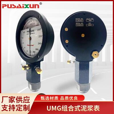 UMG组合式泥浆表吊钳扭矩压力表泥浆泵压测量大头表管汇压力表