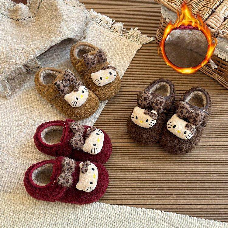 女童kt猫棉鞋毛毛鞋2025冬季新款儿童加绒保暖棉鞋宝宝软底豆豆鞋,童鞋/婴儿鞋/亲子鞋,棉鞋,淘宝优惠券,粉丝福利购,淘宝优惠卷