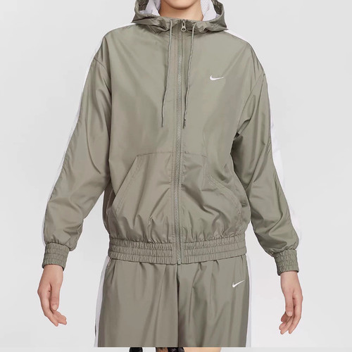 耐克Nike 女子防风内衬刺绣收口梭织连帽防晒连帽外套 FV6299-320