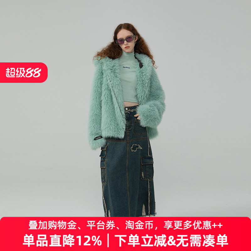 APPARITION时尚仿皮草外套