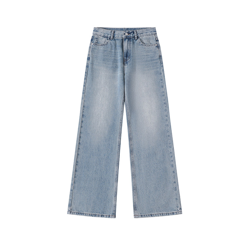 APPARITION中腰微喇水洗牛仔裤