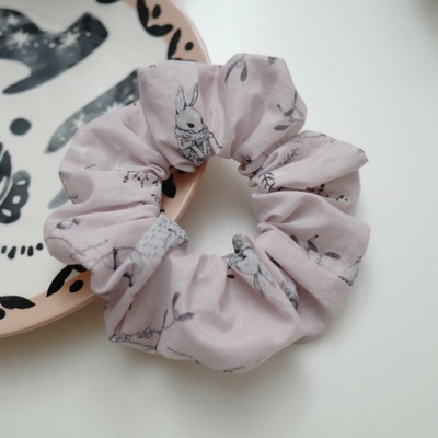 芬迪爱丽丝兔子ins小众手工大肠发圈头花发绳日韩皮筋30包邮