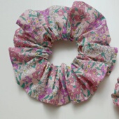 英国Liberty棉布ins小众手工大肠发圈头花发绳皮筋韩版