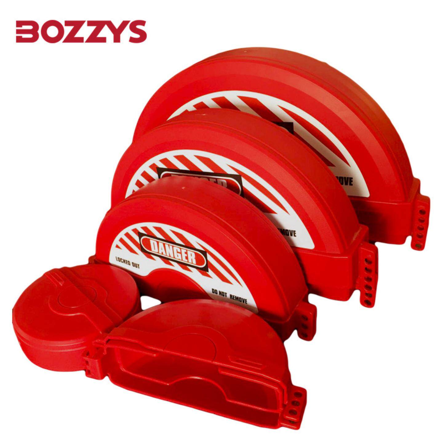 BOZZYS工业安全锁165-254MM手轮锁定工程塑料圆盘阀门锁