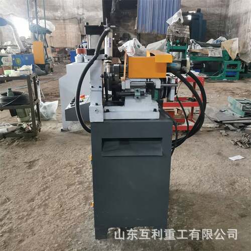 铁管圆管自动倒角机 磨边铝管圆管圆弧模具 液压倒角坡口机
