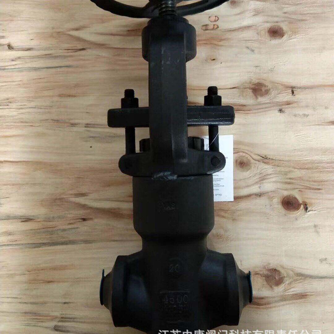 J61Y-4500LBC锻钢自密封焊接式截止阀 A105N美标磅级截止阀