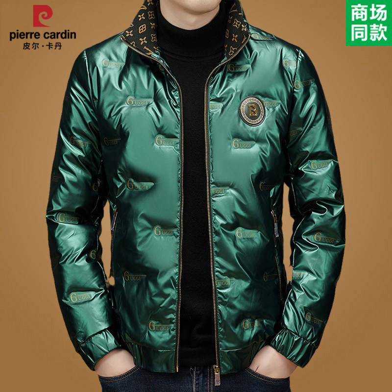 皮尔卡丹羽绒服男冬季亮面轻薄短款休闲立领白鸭绒保暖羽绒外套男,男装,羽绒服,淘宝优惠券,粉丝福利购,淘宝优惠卷